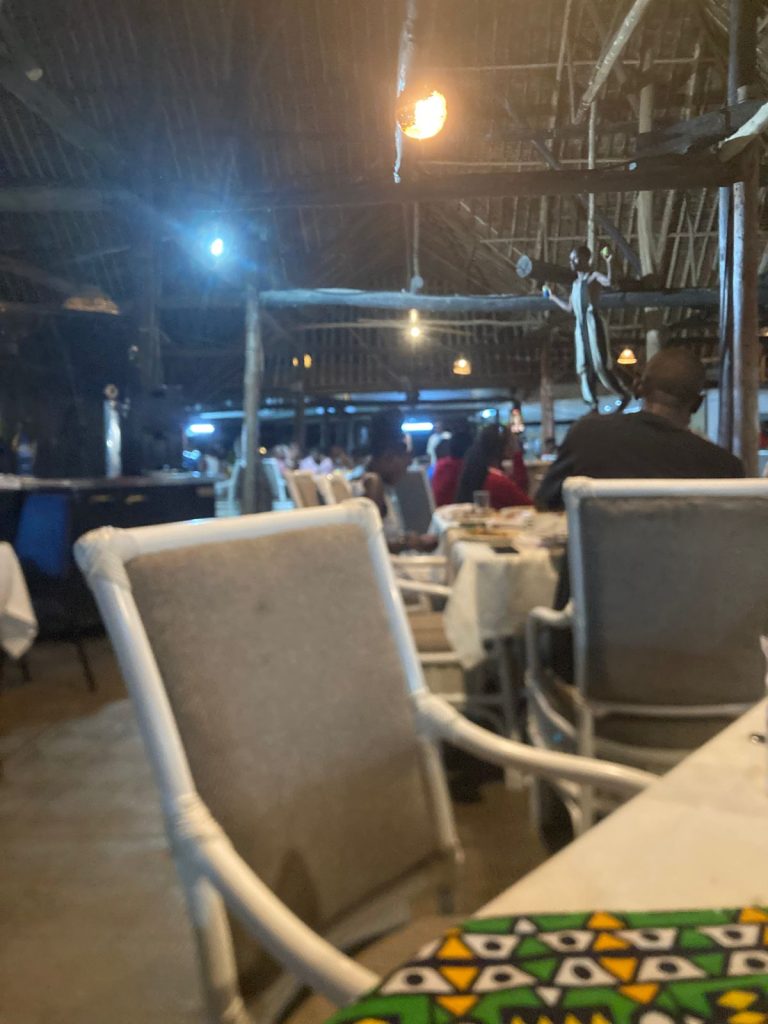 Acrobats at reef hotel mombasa Kenya